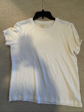 Velvet White Short Sleeve Crew Tee